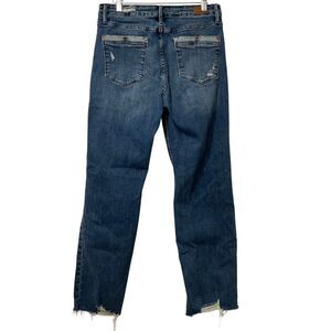Judy Blue Women's 11/30 30X30Blue Distressed Dad Jean Denim JB88580DK
